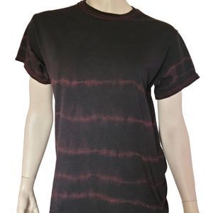 Black Printed Handmade Tie Dye Heavy Cotton Shirt